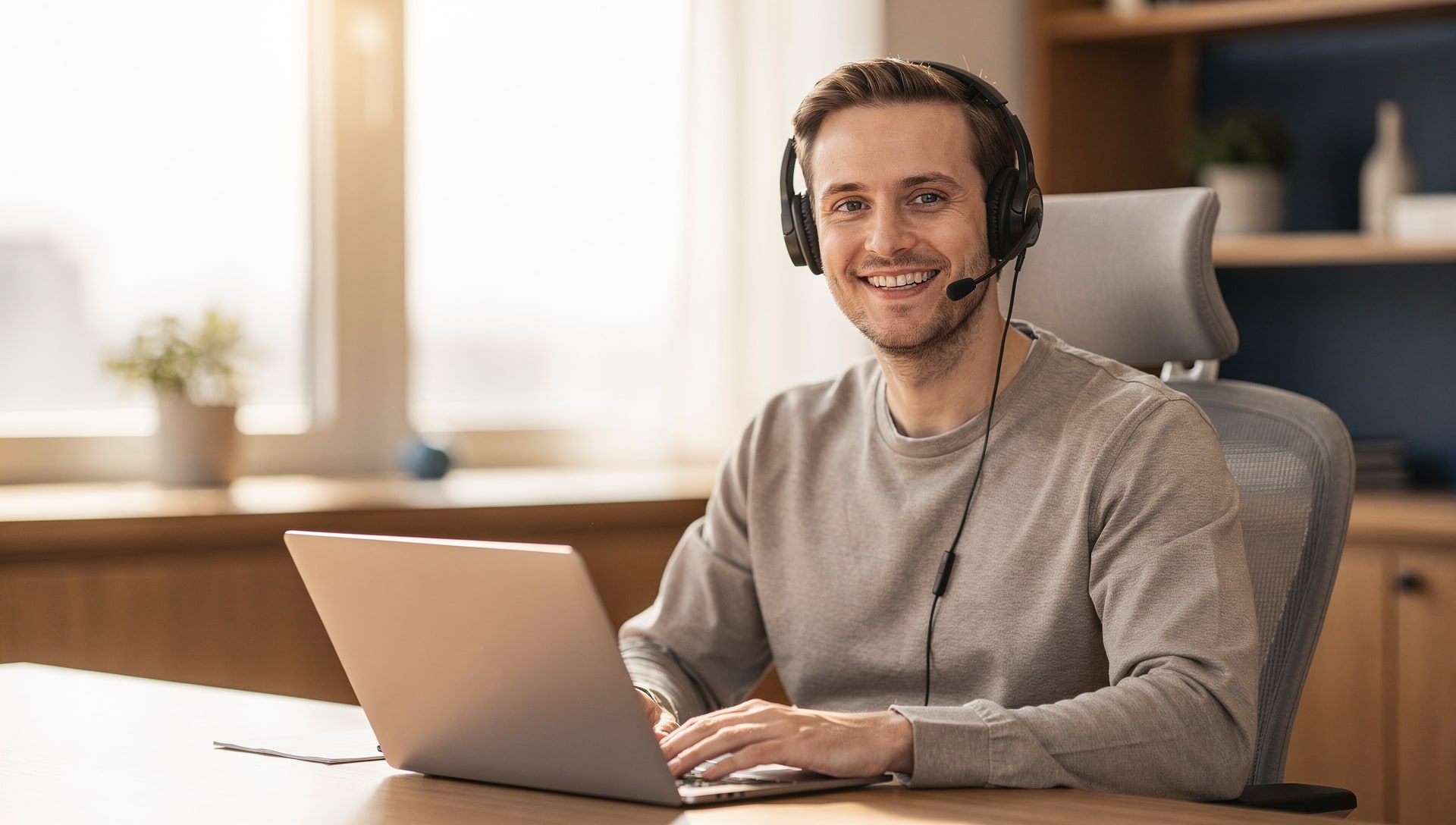 Friendly consultant on a video call, ready to walk through your Google Maps ranking